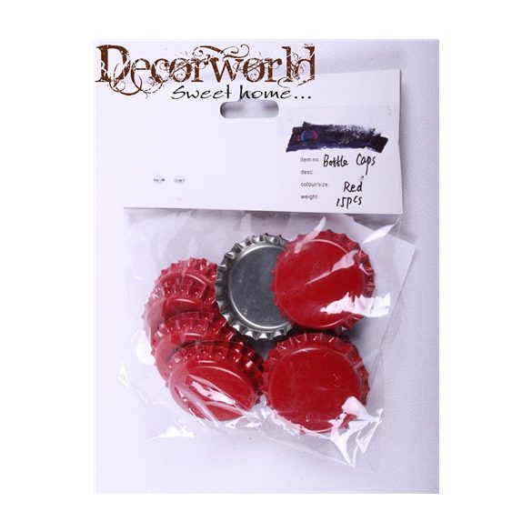 Dekor kupak 11x10 cm - Piros S/15