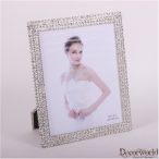 Fém képtartó 4sor kristály 20x25cm