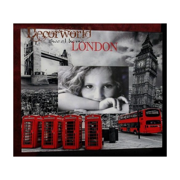 Üveg képtartó London 30x25cm