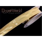 Szatén szalag metál 25mm x 10m - Arany