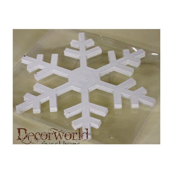 KD. hópihe glitteres fehér S/3 30cm