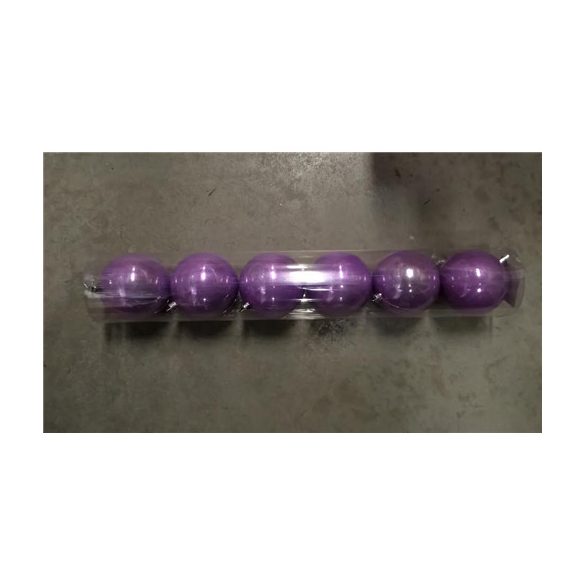 Gömb műanyag 80mm világoslila S/6