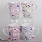 Kerámia bögre lepke 4S 3,25Dl