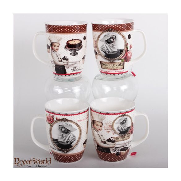 Kerámia bögre 3,25 dl - Kukta 4 fajta