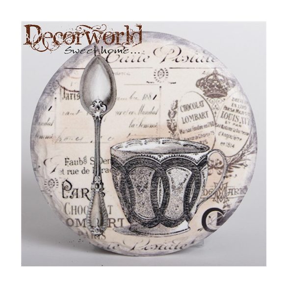 K. Pohár Alátét Kör Evőeszköz + PO 11cm