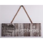 Akasztó Tábla kerámia SWEET HOME 10x30cm