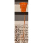 Kaspó betűző narancs H30cm, D4.3cm