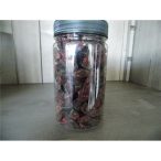 Glitteres dekor kavics 500g piros 12-25mm