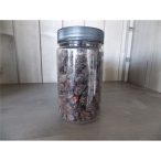 Glitteres dekor kavics 500g narancs 12-25mm