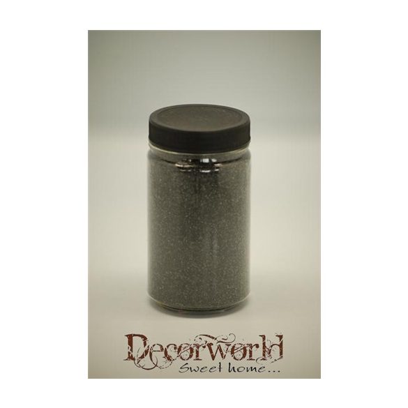 Dekorhomok 1kg Fekete