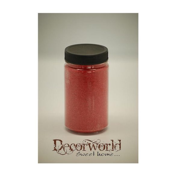 Dekorhomok 400GR VILÁGOS PIROS