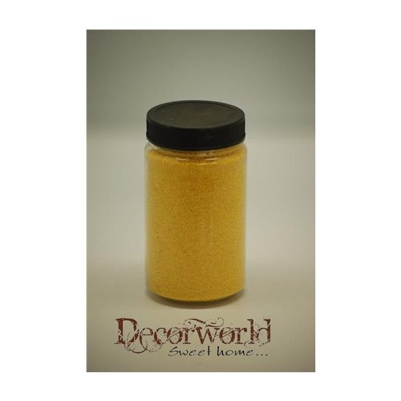 Dekorhomok 400g Citromsárga