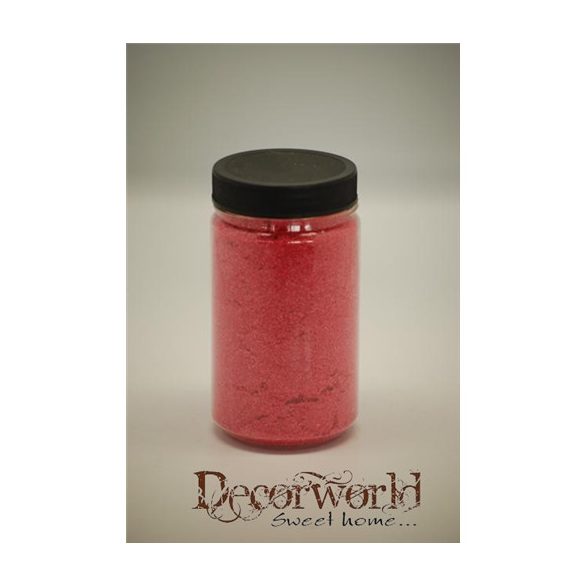 Dekorhomok 1kg Piros