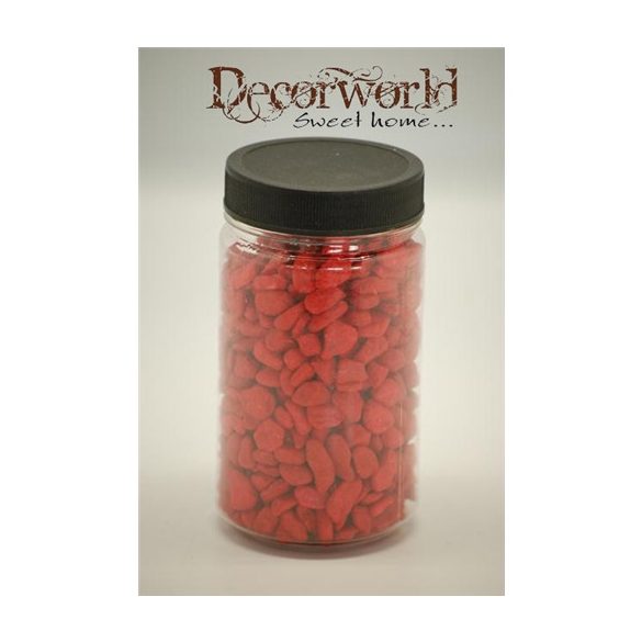 Dekorkavics 500gr. 5-8mm piros