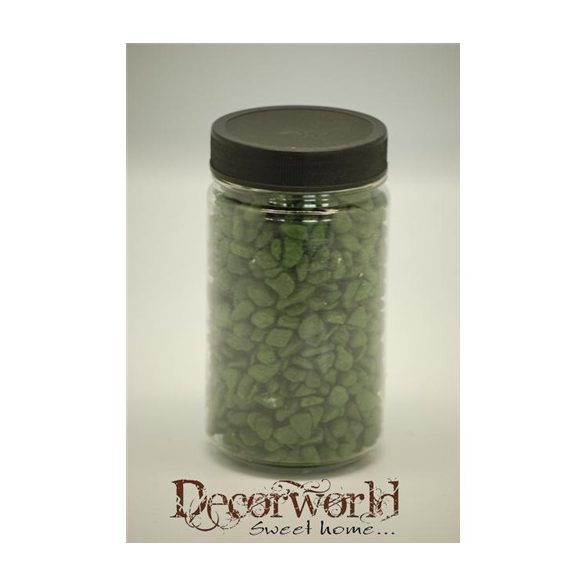 Dekorkavics 500gr. 5-8mm  sötét zöld