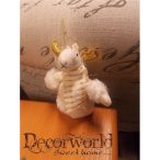 Hóember rénszarvas akasztós plüss