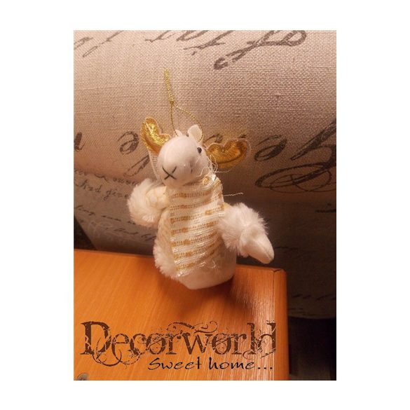 Hóember rénszarvas akasztós plüss