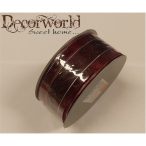 SZALAG 38MM/10M INDÁS TEXTIL BORDÓ-EZÜST