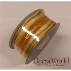 SZALAG 38MM/10M CSIKOS TEXTIL KRÉM-ARANY