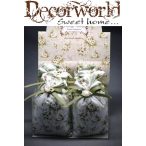   Illatosító tasak textil 13x9cm S/6 - Zöld kamélia AKCIÓS