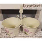 Dupla kaspó levendulás