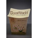 Kaspó bádog szögletes 11,5x12,5cm