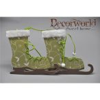 Korcsolya ablakdísz akasztós fa 13x22