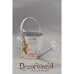 Locsolókanna karácsonyi zoknis bádog 14x14x33cm