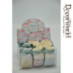   Illatosító tasak textil csipkés 6,5x4cm S/12 - Kék AKCIÓS