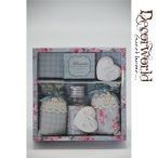 Illatosító szett 11x11x3cm S/5 - Kék AKCIÓS