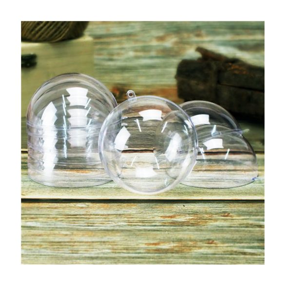 Műanyag pattintós gömb 10 cm - S/5