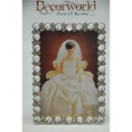 Képkeret köves műa. 13x18xcm fehér-ezüst-lila