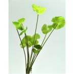 Selyemvirág tavirózsa ág műanyag - Zöld