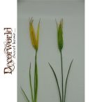 Selyemvirág búza dísz műanyag 73cm zöld, sárga 2 féle