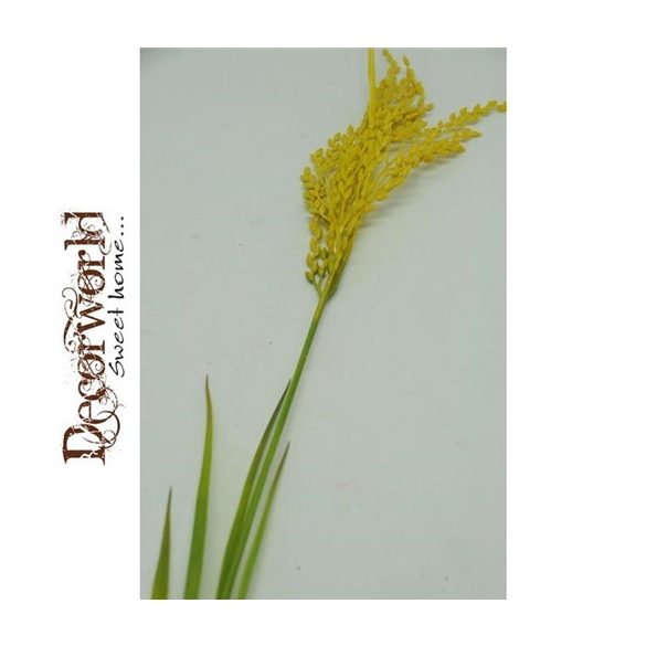 Selyemvirág búzaszál műanyag 85cm