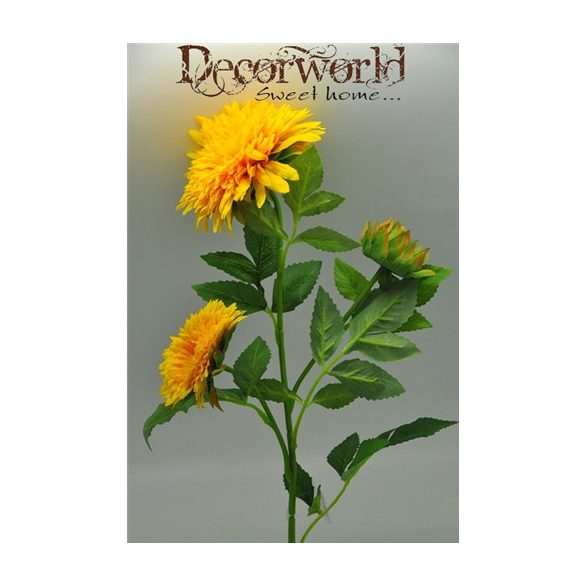 Napraforgó csokor műa. 68cm citrom, narancs, lila 3féle