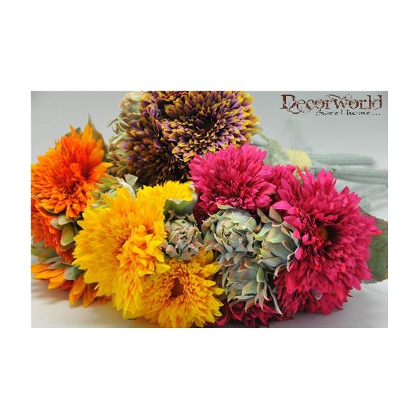 Napraforgó ág műanyag - Több színben