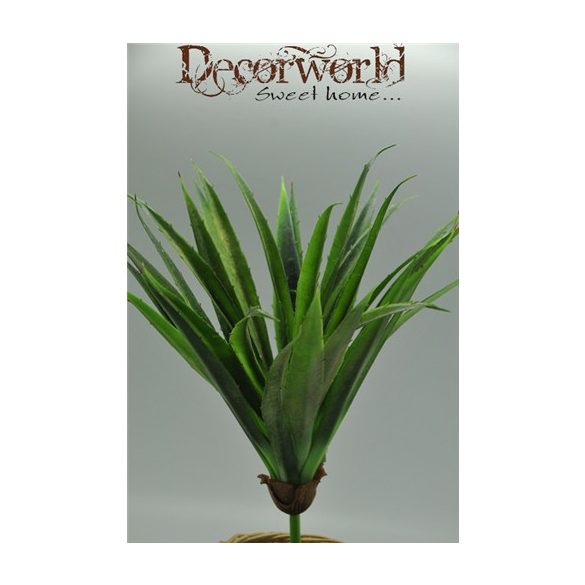 Bromélia csokor műa. zöld