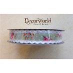 Szalag textil 1,5cmx10m 5 féle