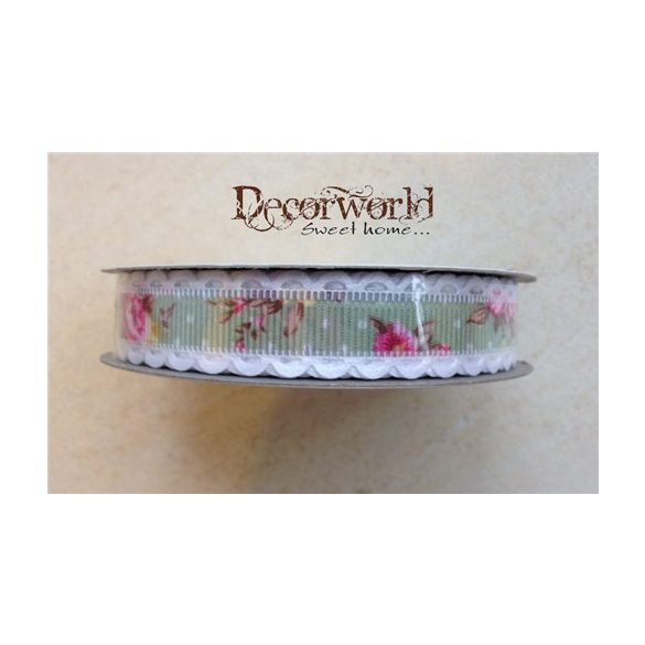 Szalag textil 1,5cmx10m 5 féle