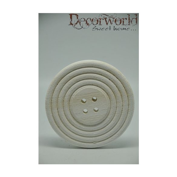Fa gomb 15x1,5cm - Fehér