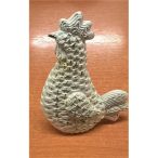 Tyúk poly 9,5x4x13,5cm - Fehér