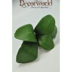 Orchidea levél élethű gumi 25cm - Zöld