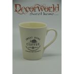 Bögre kerámia 13x9,5x11,5cm - Krém