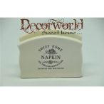 Szalvétatartó kerámia Sweet home