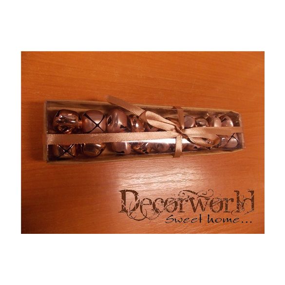 Harang akasztós fém 2 cm pezsgő-réz s/20