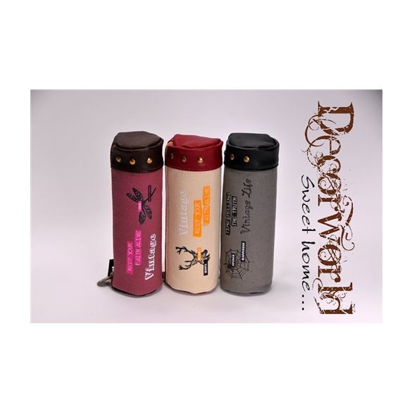 Tolltartó Vintage mintás textil színes 4 féle