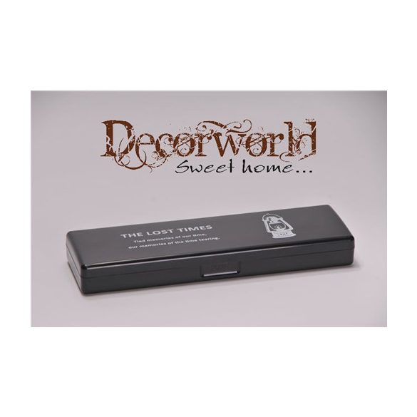 Tolltartó Vintage mintás műa. fekete fehér