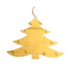 Akasztós dísz fenyő fa 50x38cm zöld