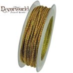 Szalag textil 3mmx10m óarany